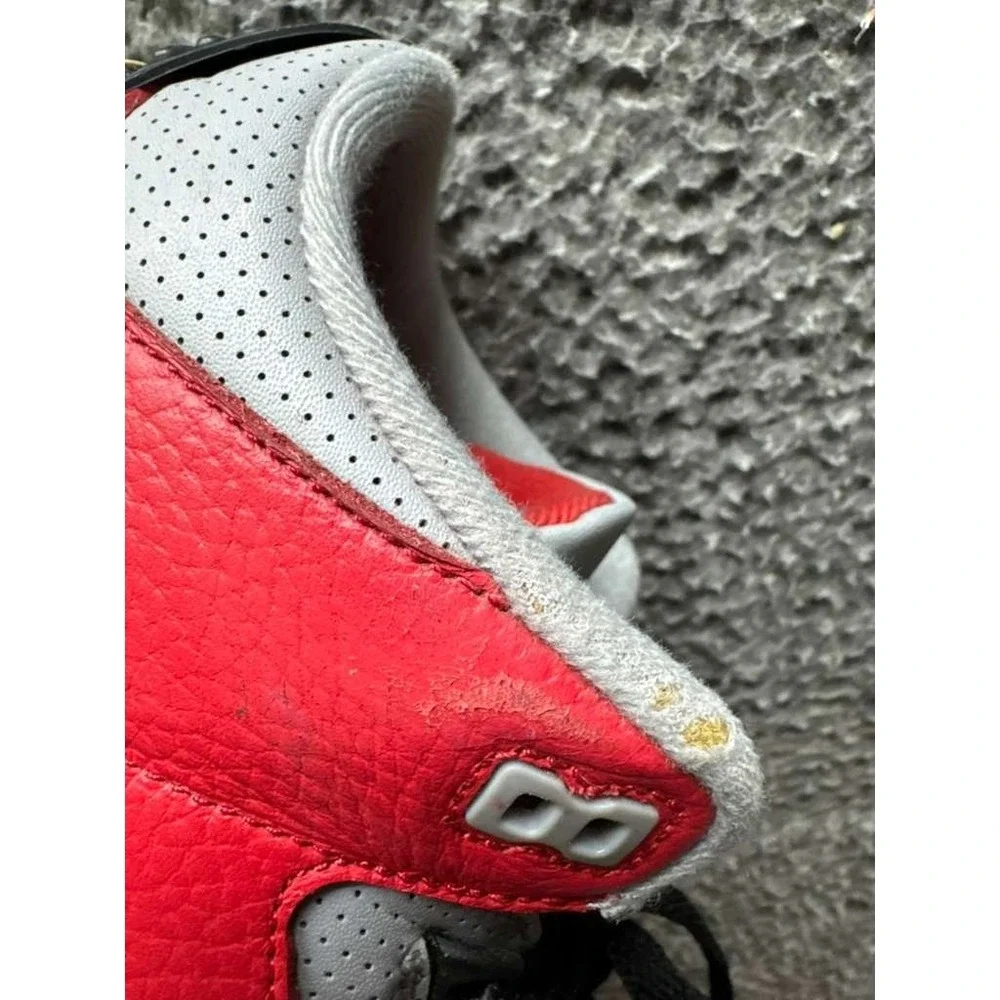 Air Jordan‎ 3 Retro SE Unite Lace-Up Sneakers Fire Red CK5692-600 Mens Size 11.5